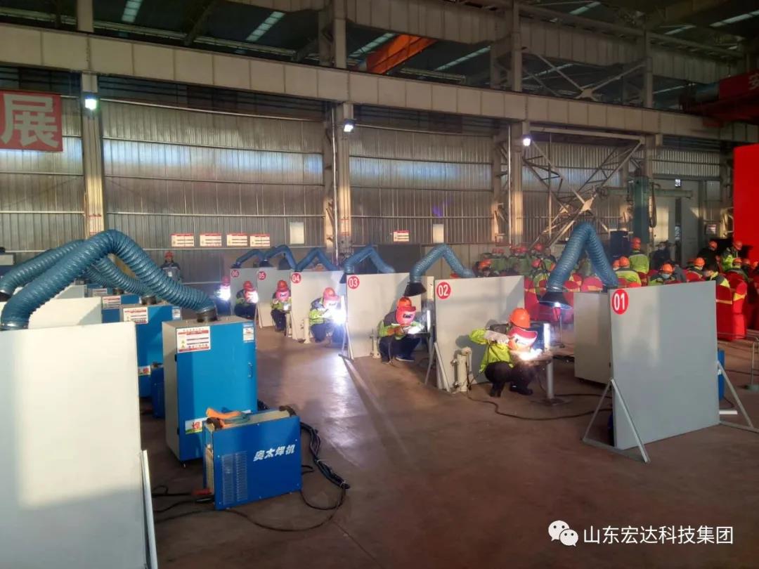 济南市长清区第五届职工焊接技能大赛在心博买球_心博买球集团隆重举行